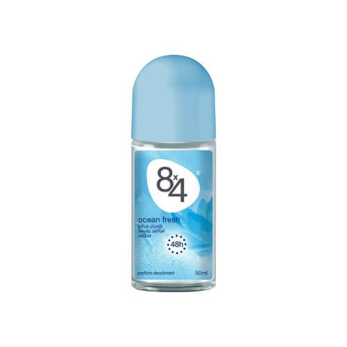 8X4 Ocean Fresh Roll-On Deodorant 50 ml Kadın